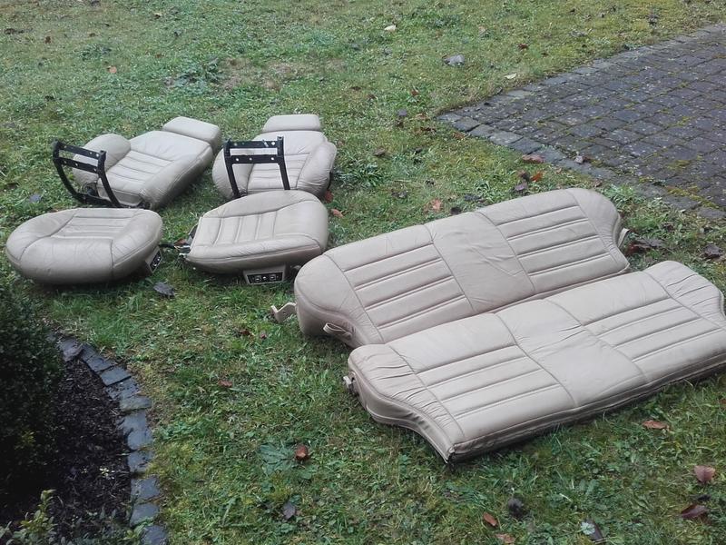 Das Offroad Forum: Jeep Xj Cherokee Sitze Innenaussrattung Beige Leder